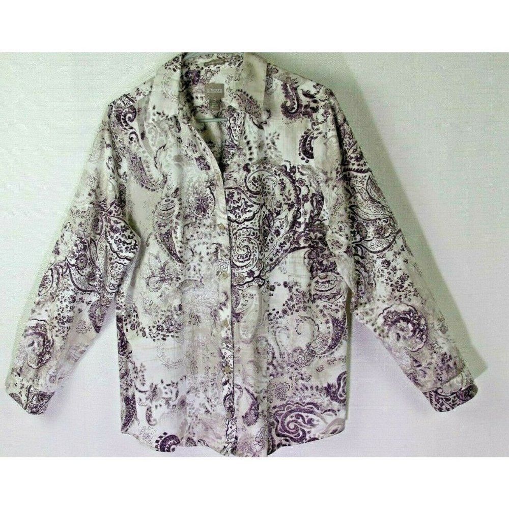 Chico's 2 Wrinkle Resistant Shirt